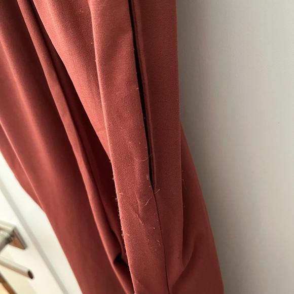 Anthropologie Crepe V-Neck Tie Jumpsuit - Picture 3 of 5